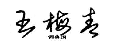 朱锡荣王梅青草书个性签名怎么写