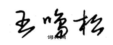朱锡荣王鸣松草书个性签名怎么写