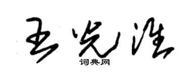 朱锡荣王光淮草书个性签名怎么写