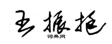朱锡荣王振挺草书个性签名怎么写