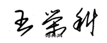 朱锡荣王荣科草书个性签名怎么写