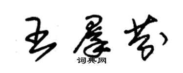 朱锡荣王群芬草书个性签名怎么写