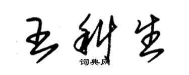 朱锡荣王科生草书个性签名怎么写