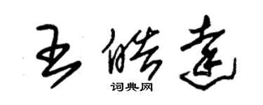 朱锡荣王皓达草书个性签名怎么写