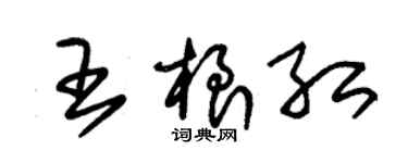 朱锡荣王根红草书个性签名怎么写