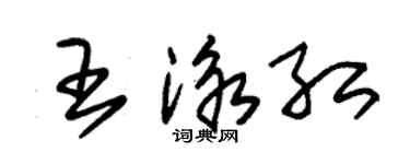 朱锡荣王泳红草书个性签名怎么写