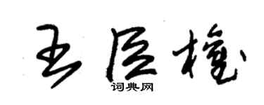 朱锡荣王臣权草书个性签名怎么写