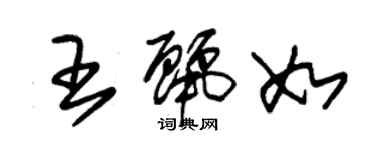 朱锡荣王丽如草书个性签名怎么写