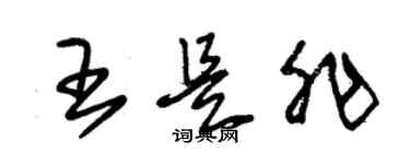 朱锡荣王是非草书个性签名怎么写