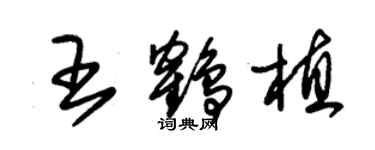 朱锡荣王鹤植草书个性签名怎么写