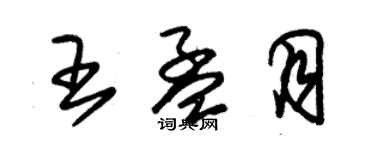 朱锡荣王孟月草书个性签名怎么写