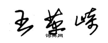 朱锡荣王革崎草书个性签名怎么写