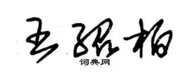 朱锡荣王绍柏草书个性签名怎么写
