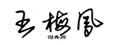 朱锡荣王梅凤草书个性签名怎么写