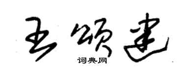 朱锡荣王颂建草书个性签名怎么写