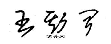 朱锡荣王斯闻草书个性签名怎么写