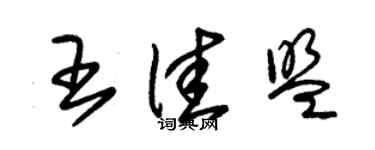 朱锡荣王佳盟草书个性签名怎么写