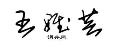 朱锡荣王雅芸草书个性签名怎么写