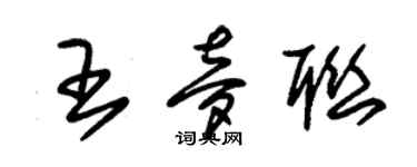 朱锡荣王梦联草书个性签名怎么写