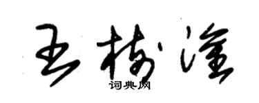 朱锡荣王树淦草书个性签名怎么写