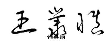 曾庆福王丛慎草书个性签名怎么写