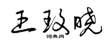 曾庆福王玫晓草书个性签名怎么写