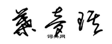 朱锡荣叶梦琪草书个性签名怎么写
