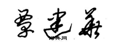 朱锡荣覃建华草书个性签名怎么写