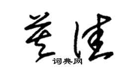 朱锡荣莫佳草书个性签名怎么写