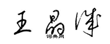 梁锦英王晶诚草书个性签名怎么写