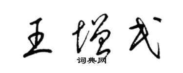 梁锦英王增民草书个性签名怎么写