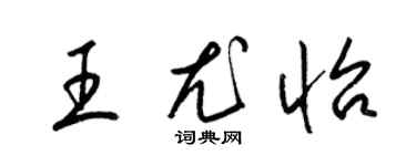 梁锦英王尤怡草书个性签名怎么写