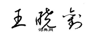 梁锦英王晓刘草书个性签名怎么写