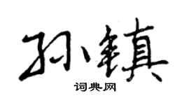 曾庆福孙镇行书个性签名怎么写