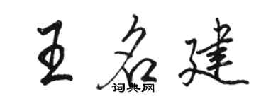 骆恒光王名建行书个性签名怎么写