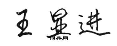 骆恒光王显进行书个性签名怎么写