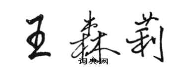 骆恒光王森莉行书个性签名怎么写