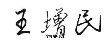 骆恒光王增民行书个性签名怎么写