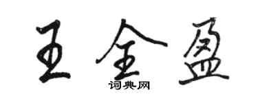 骆恒光王全盈行书个性签名怎么写