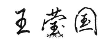 骆恒光王莹国行书个性签名怎么写