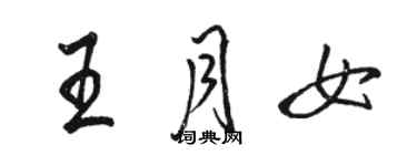 骆恒光王月女行书个性签名怎么写