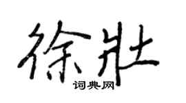 王正良徐壮行书个性签名怎么写
