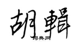 王正良胡辑行书个性签名怎么写