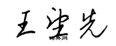 王正良王望先行书个性签名怎么写