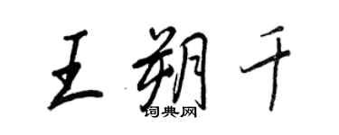 王正良王朔千行书个性签名怎么写