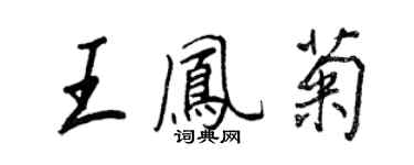 王正良王凤菊行书个性签名怎么写