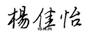 王正良杨佳怡行书个性签名怎么写