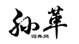 胡问遂孙革行书个性签名怎么写