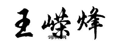 胡问遂王嵘烽行书个性签名怎么写