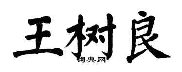 翁闿运王树良楷书个性签名怎么写